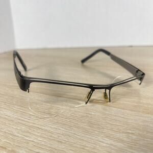 JF Rey JF2361 0010 Eyeglasses Half Rim Black Metal Frames Only 53-18-129